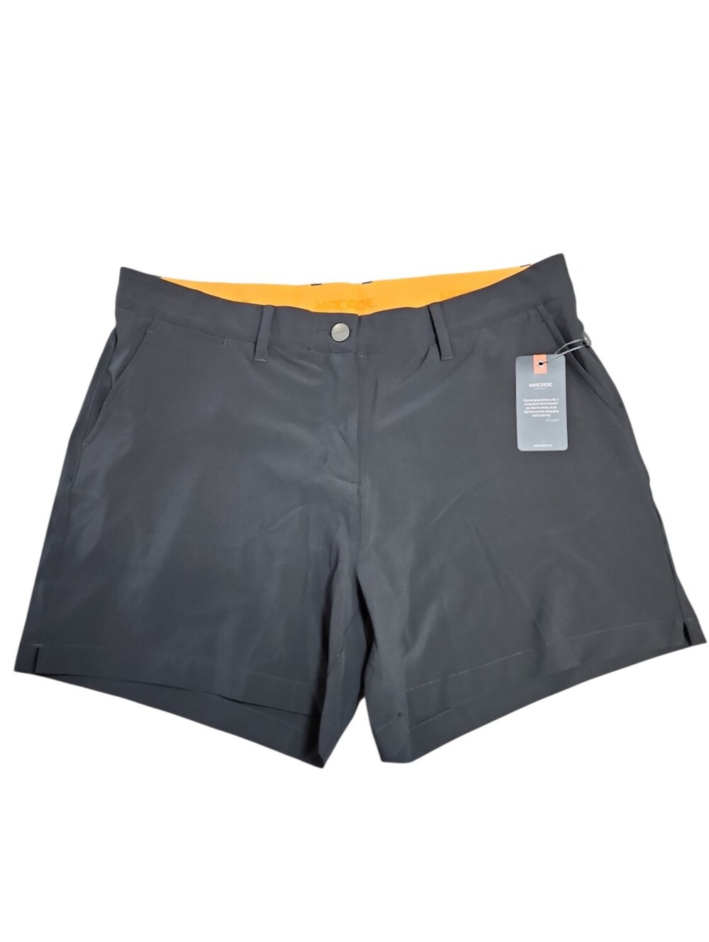 Macade Golf Shorts Flex Slim Fit Charcoal Gray Nwt Size 42